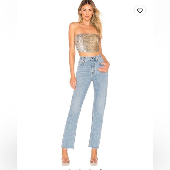 Agolde high rise straight in Merit revolve - Picture 2 of 5